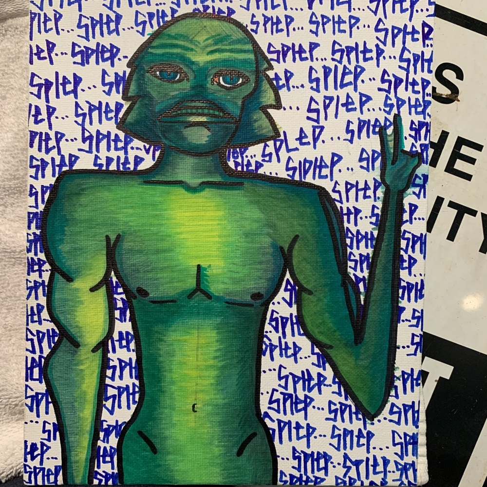 Spooky bois series- swamp thang
